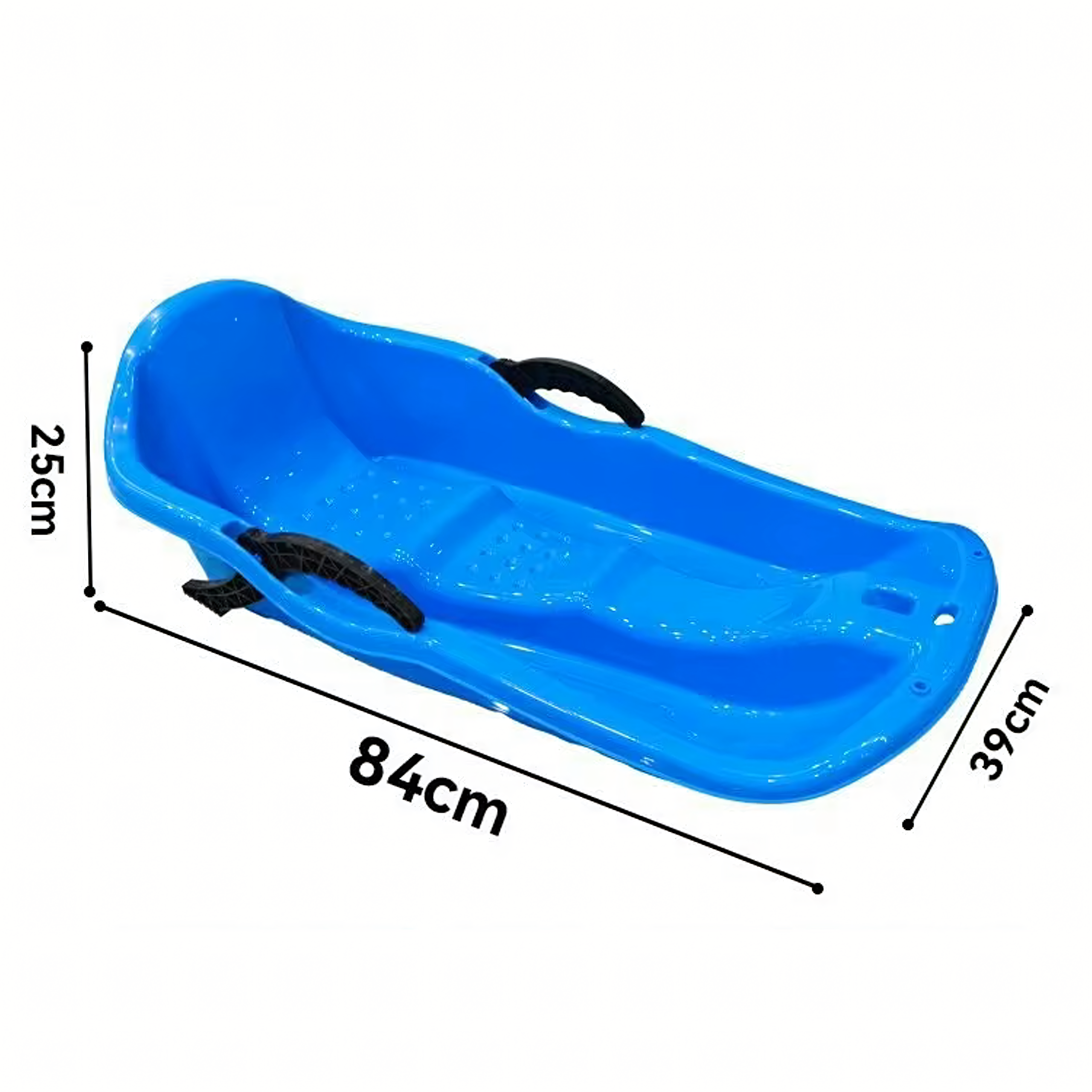 Sanki plastikowe dziecięce niebieskie sanki_niebieskie_3