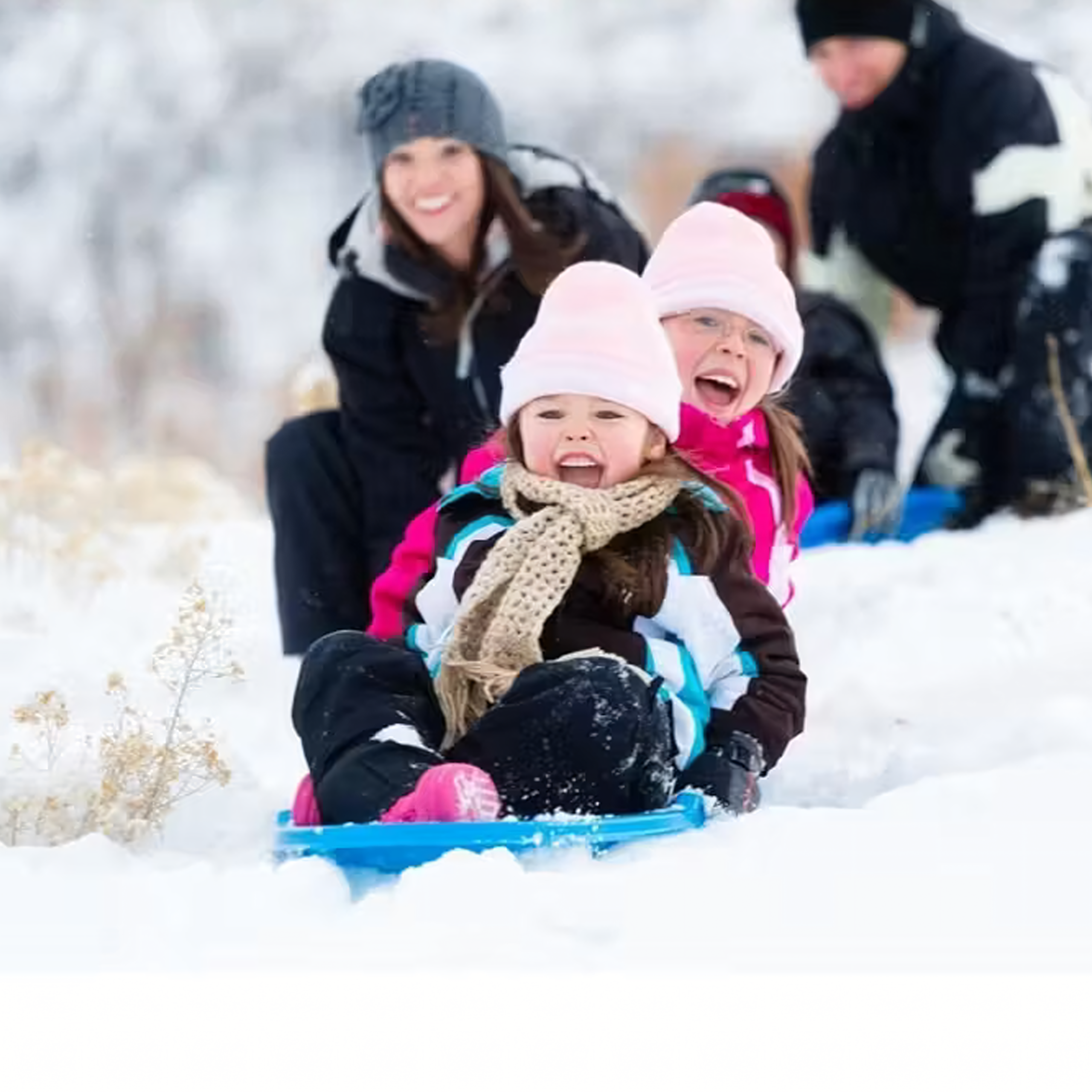 Sanki plastikowe dziecięce niebieskie sanki_niebieskie_7