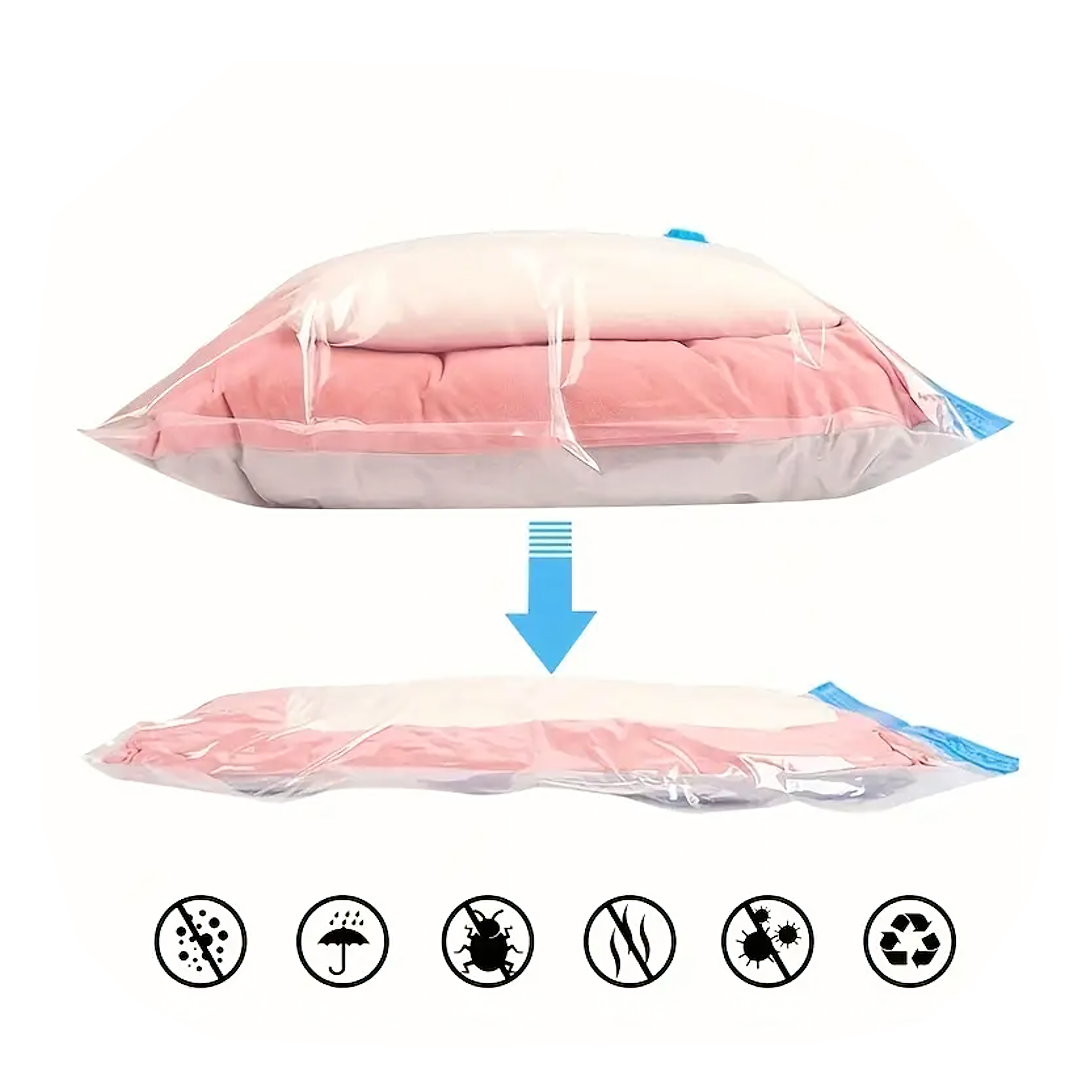 Worek próżniowy 50x70 cm na ubrania, pościel, do pakowania worek_prozniowy_5905753736594_3