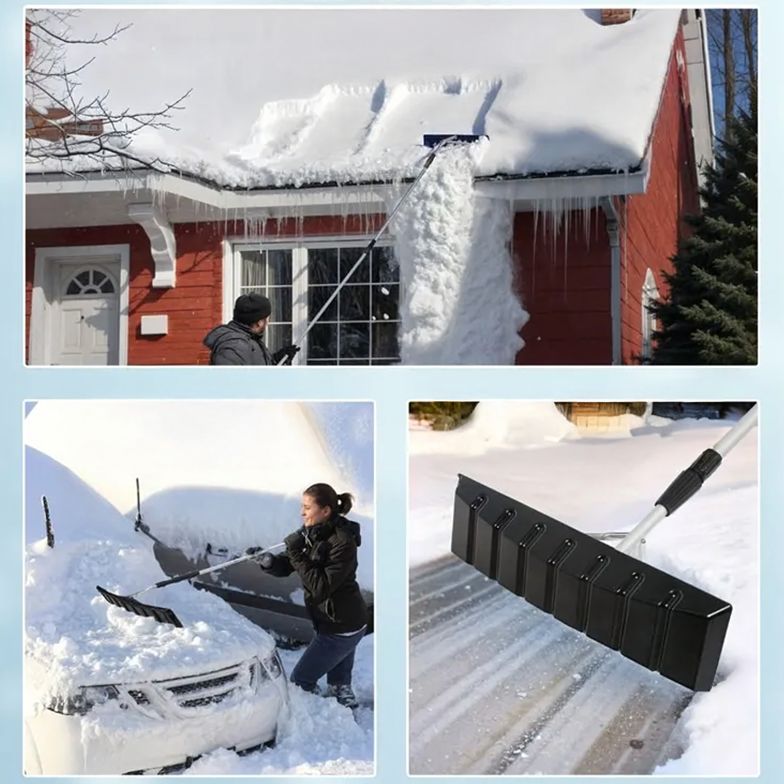 Zgarniacz teleskopowy do odśnieżania dachu 148 - 480 cm zgarniacz_do_sniegu_na_kolkach_75cm_6
