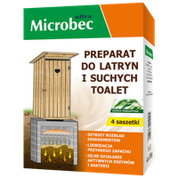 Microbec preparation for latrines and dry toilets 4x30 g