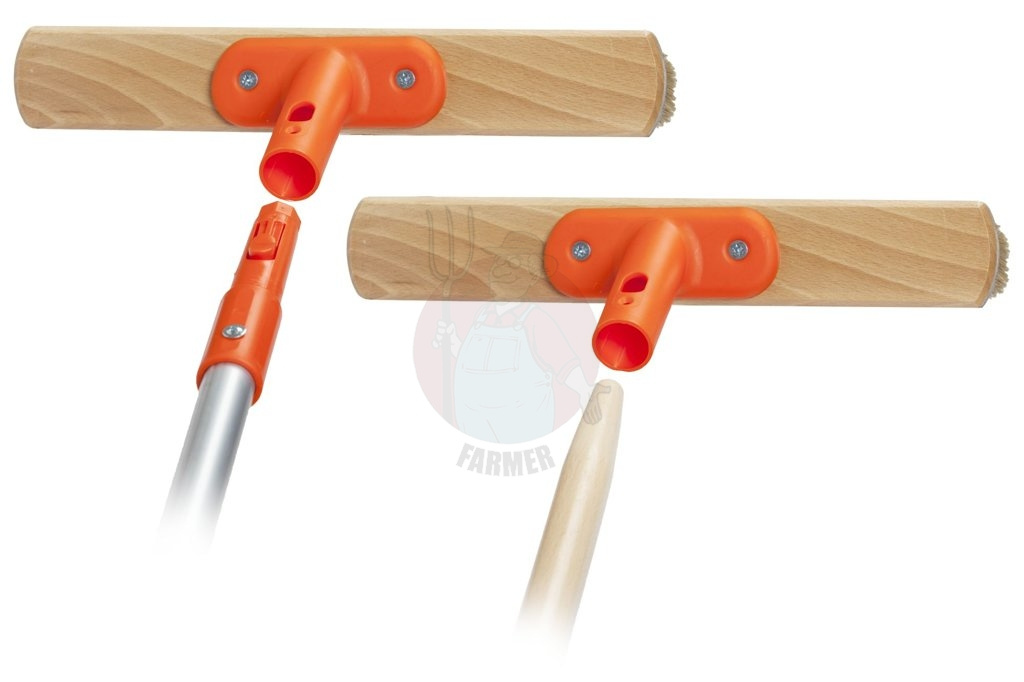 Natural hair sweeper brush CLICK 33 cm Assortment \ TOOLS \ GARDENING