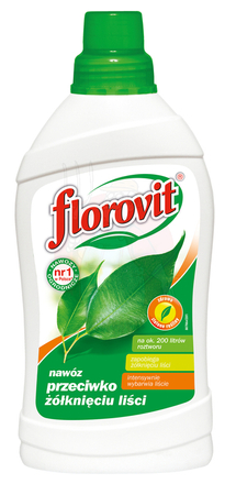 Florovit fertilizer against yellowing of leaves 1 kg (liquid)