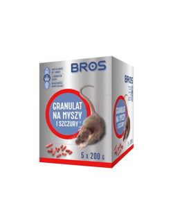 Granules for mice and rats 5x200 g Bros