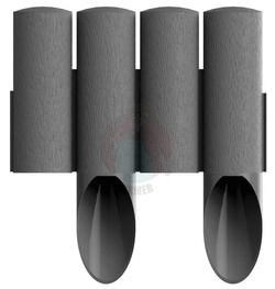 PALISADA OGRODOWA 4 ELEMENTOWA STANDARD GRAFIT