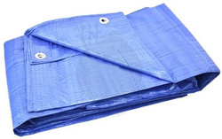 Plandeka ochronna lekka niebieska 5x8 m Geko