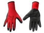 Protective gloves Gekon s. 10 latex red