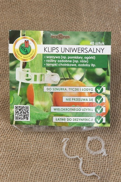 Klipsy do pomidorów uniwersalny 40 szt.