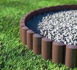 Palisada ogrodowa 4 ECO brąz