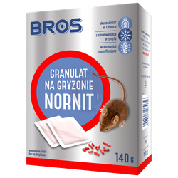 Granulat na gryzonie Nornit 140 g Bros