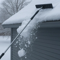 Zgarniacz teleskopowy do odśnieżania dachu 148 - 480 cm