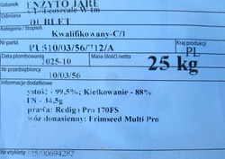 Pszenżyto Jare Dublet nasiona kwalifikat C1