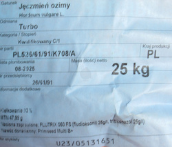 Jęczmień ozimy Turbo