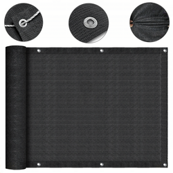 Osłona Balkonowa 1,5 x 5 m ciemno szara