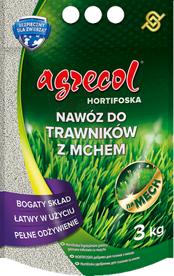 Hortifoska nawóz do trawników z mchem 3 kg