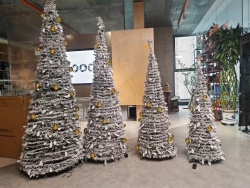 Choinka świąteczna udekorowana składana 120 cm