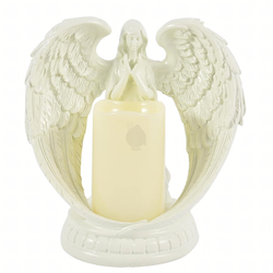 Figurka aniołek LED ze świeczką