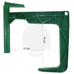 UCHWYT DO SKRZYNKI BALKONOWEJ ZIELONY