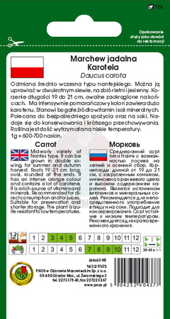 Marchew jadalna Karotela 5 g