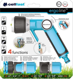 ZESTAW ERGO ZE ZRASZACZEM PISTOLETOWYM WIELOFUNKCYJNYM 1/2"