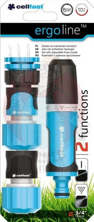 ZESTAW ERGO ZE ZRASZACZEM PROSTYM 3/4"