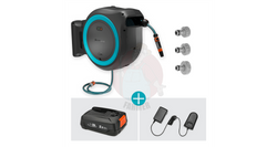 Naścienny bęben na wąż PowerRoll XL zestaw gotowy do użycia