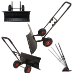 Zgarniacz do śniegu, pług, łopata na kółkach 75 cm