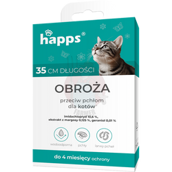 Happs Obroża Przeciw Pchłom Dla Kotów