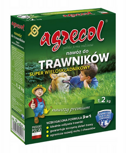 Nawóz do trawników super wieloskładnikowy 1,2 kg Agrecol