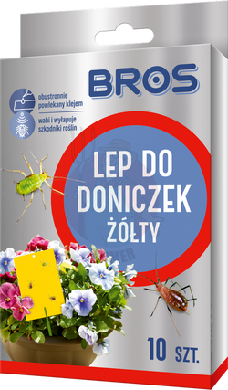 Lep do doniczek żółty BROS 