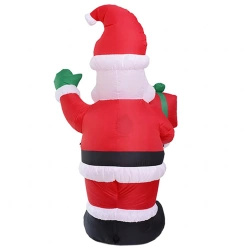 Dmuchany Mikołaj świąteczny LED 135 cm
