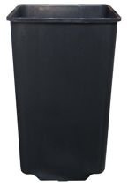 Doniczka produkcyjna kwadrat 0,8l 9x9x14