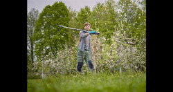 Nożyce akumulatorowe teleskopowe do gałęzi HighCut 360/18V P4A – zestaw