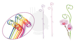 PODPÓRKA DO STORCZYKÓW TRANSPARENTNA CZERWONA