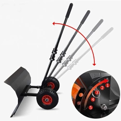 Zgarniacz do śniegu, pług, łopata na kółkach 75 cm