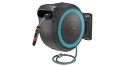 Bęben naścienny akumulatorowy na wąż PowerRoll XXL kompletny zestaw