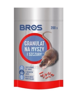 Granulat na myszy i szczury 200 g Bros