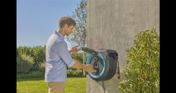 Naścienny bęben na wąż PowerRoll XL zestaw gotowy do użycia