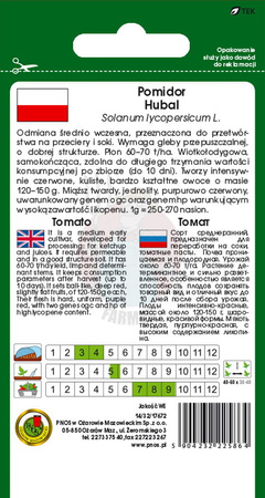 Pomidor gruntowy Hubal 1 g
