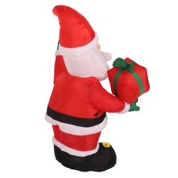 Dmuchany Mikołaj świąteczny LED 135 cm