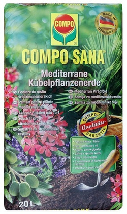 COMPO SANA podłoże do roślin śródziemnomorskich 20L