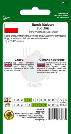 Burak liściowy Lucullus 5 g