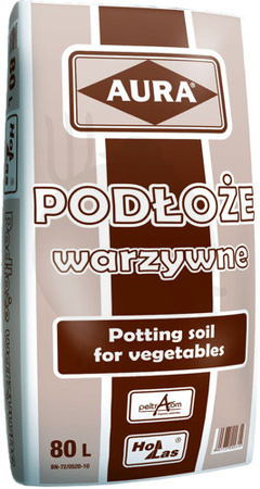 Podłoże Warzywne Aura 80L Ziemia Hollas