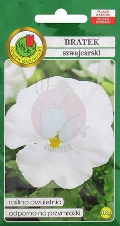Bratek szwajcarski kremowo biały 0,8 g