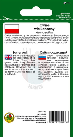 Owies wielkanocny 10 g