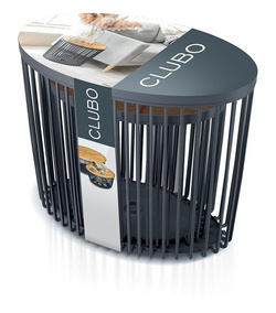 Kosz Clubo zestaw 2 sztuk antracyt ICLUE1ST-S433 Prosperplast