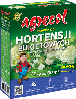 Nawóz do hortensji bukietowych, ogrodowych i drzewiastych 1,2 kg Agrecol