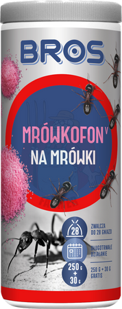Mrówkofon - proszek na mrówki 250 g + 30 g Bros