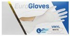 Rękawiczki winylowe Euro Gloves L białe