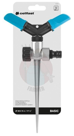 Zraszacz obrotowy 2-ramienny BASIC sz